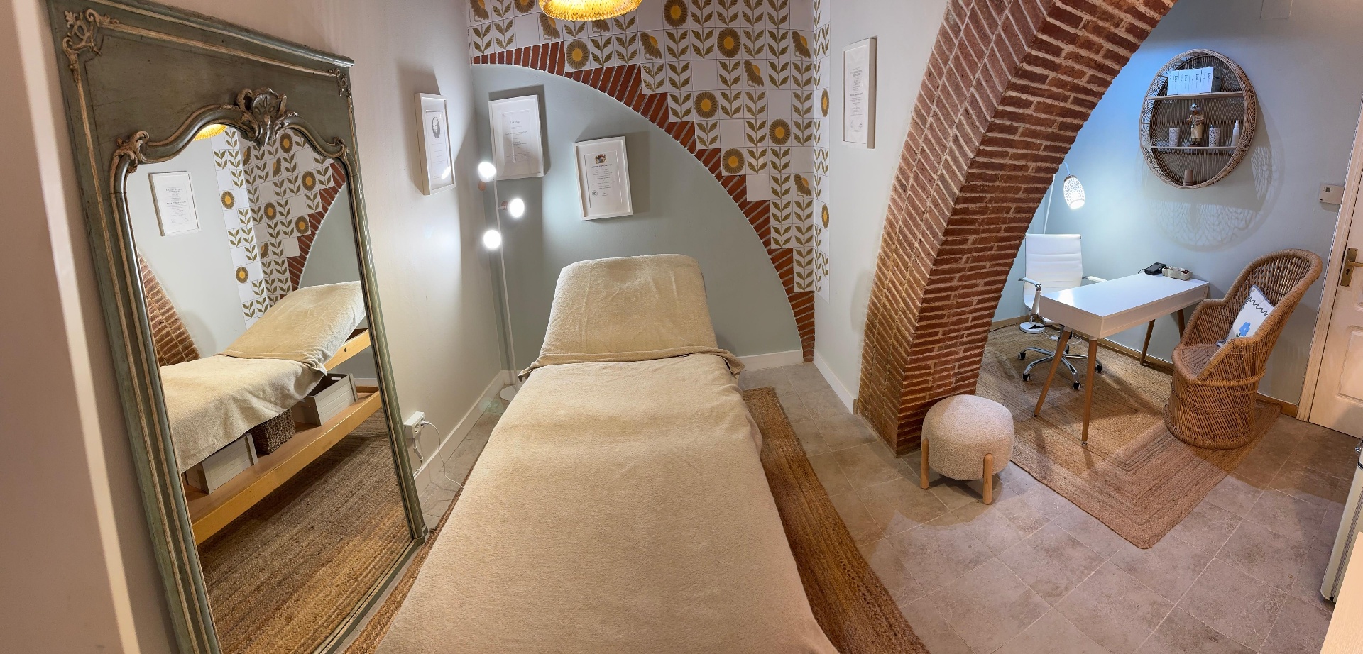 Cabina de tratamiento de Maison Goetz Aesthetics